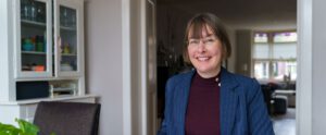 Berlinda van Westen aan tafel