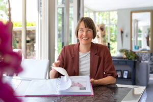 Berlinda van Westen aan tafel
