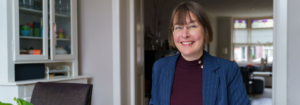 Berlinda van Westen aan tafel
